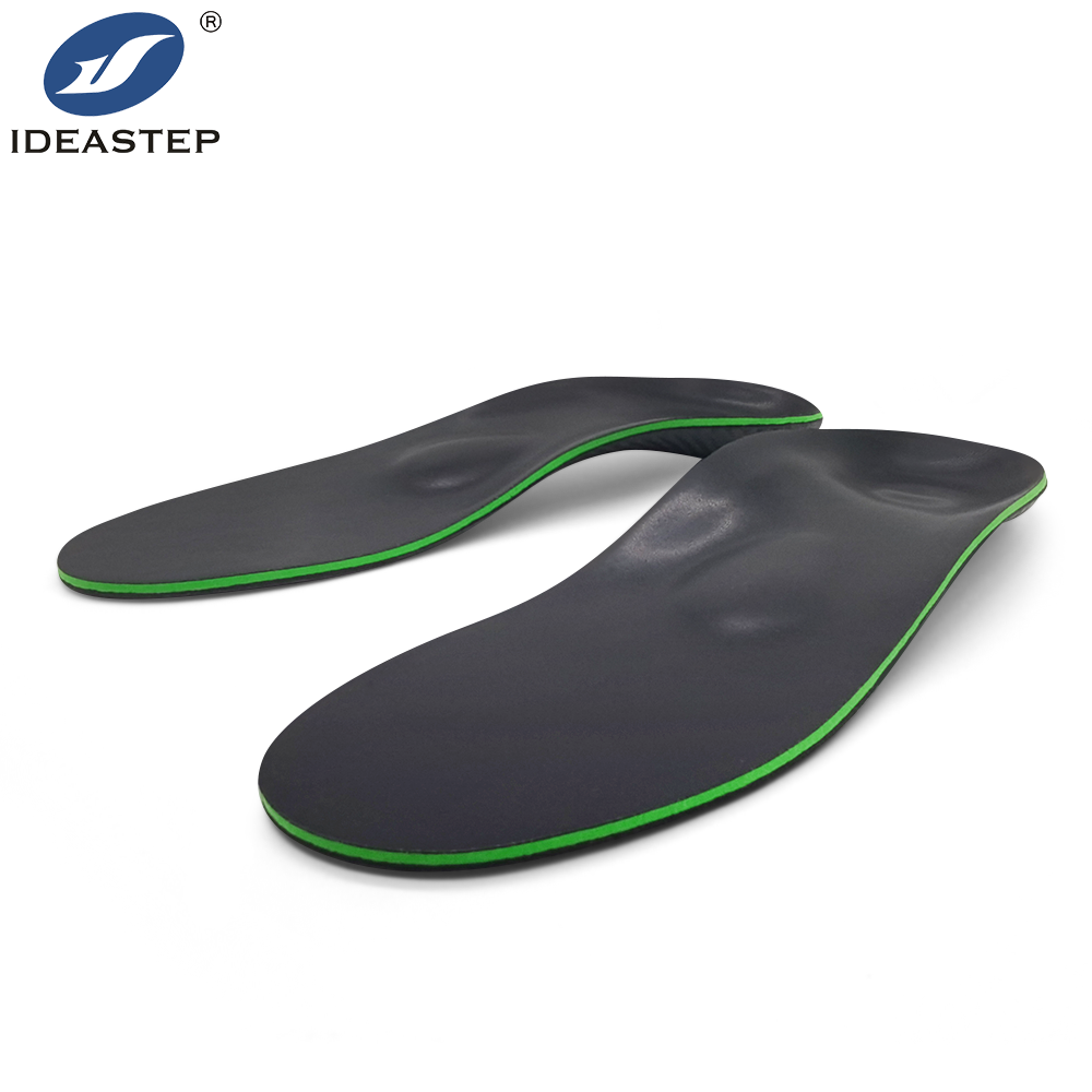 Custom Logo Heat Moldable Shock Absorbing Leather Top Cover and CR Foam Cushion Sports Orthotic Shoes Insoles