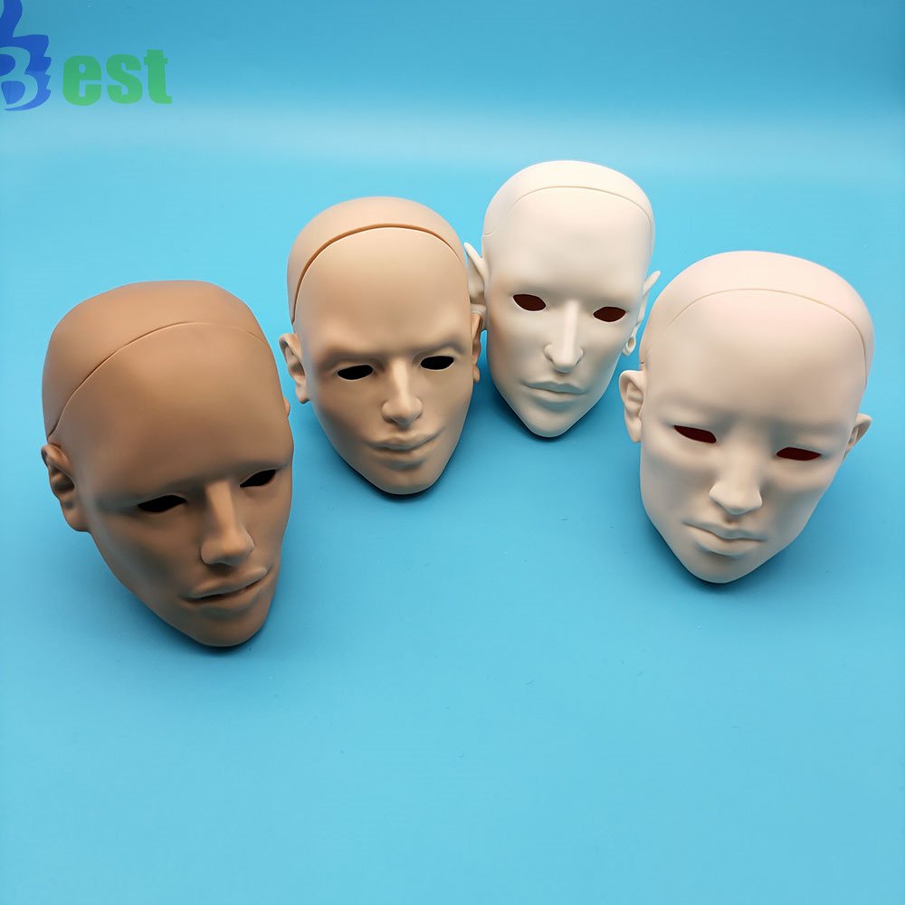 Customized Small Volume Batch Rapid Prototypes Full Ball Jointed BJD Doll Head 3d Printing Service Resin Casting Service