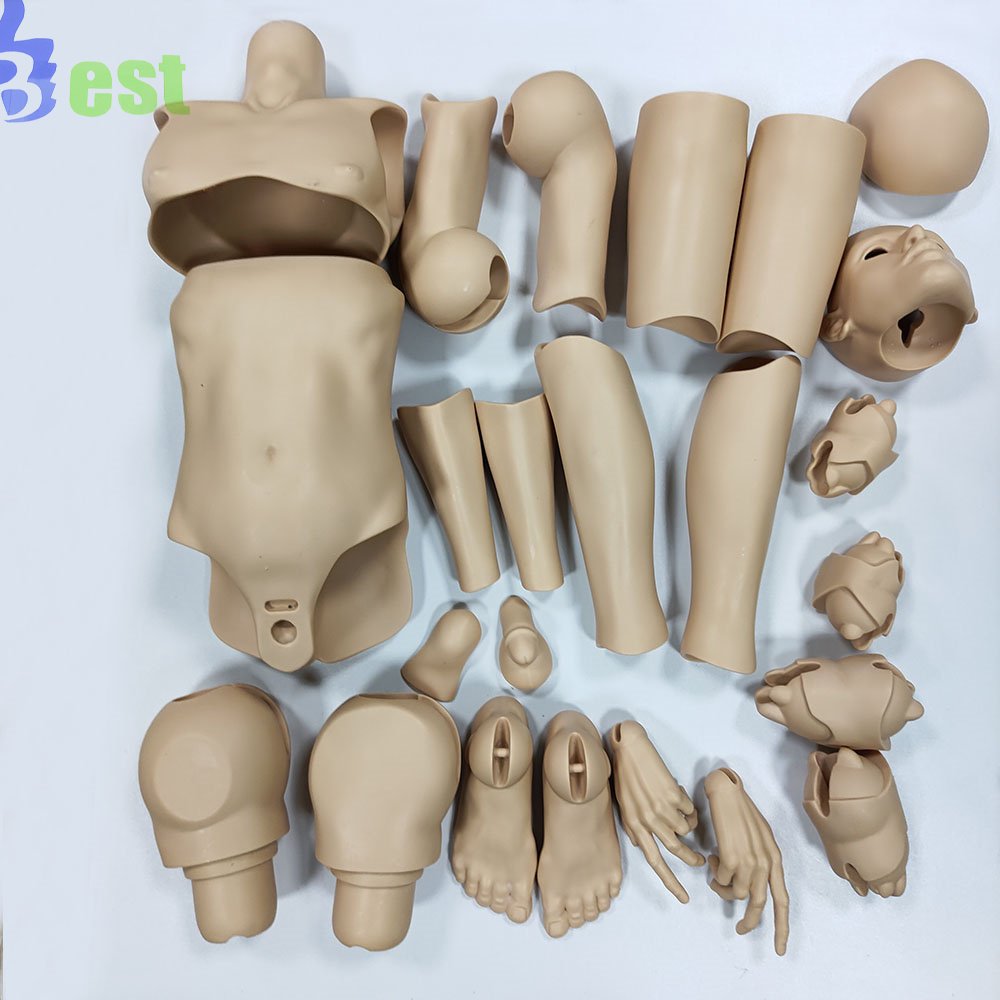Customized Small Volume Batch Rapid Prototypes Full Ball Jointed BJD Doll Head 3d Printing Service Resin Casting Service