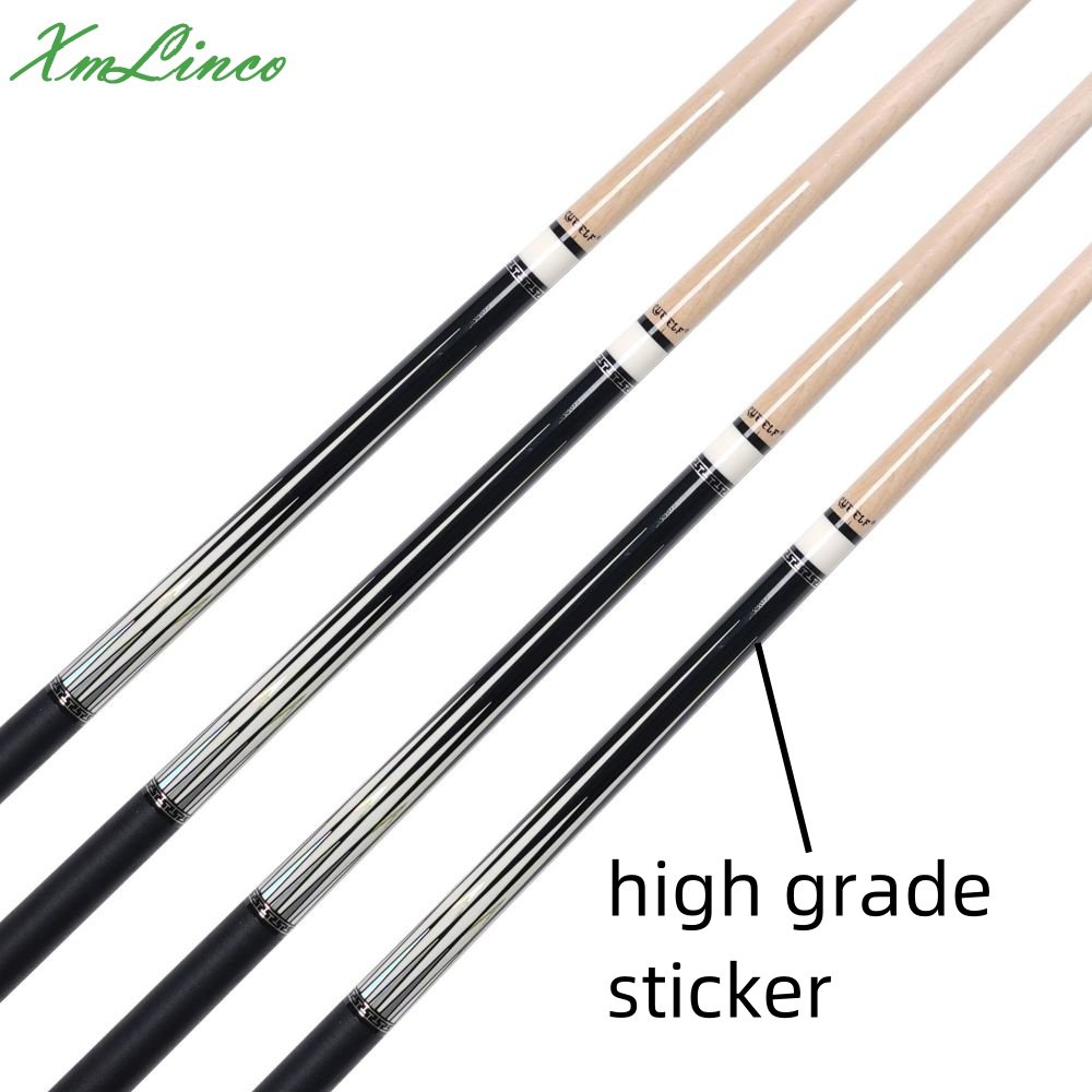 Xmlinco High Technology Billiard Pool Cue Professional 12.5mm Tip Size Hard Maple Shaft Linen Warp