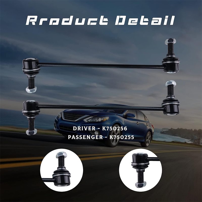 K750283 K750282 Front Lower Control Arm Ball Joint K622059 K622054 Sway Bar Kit Replacement for 2009-2014 for Nissan Maxima