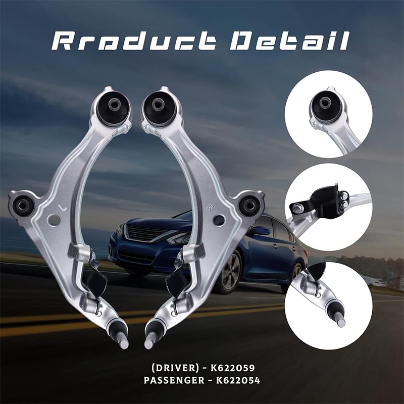 K750283 K750282 Front Lower Control Arm Ball Joint K622059 K622054 Sway Bar Kit Replacement for 2009-2014 for Nissan Maxima