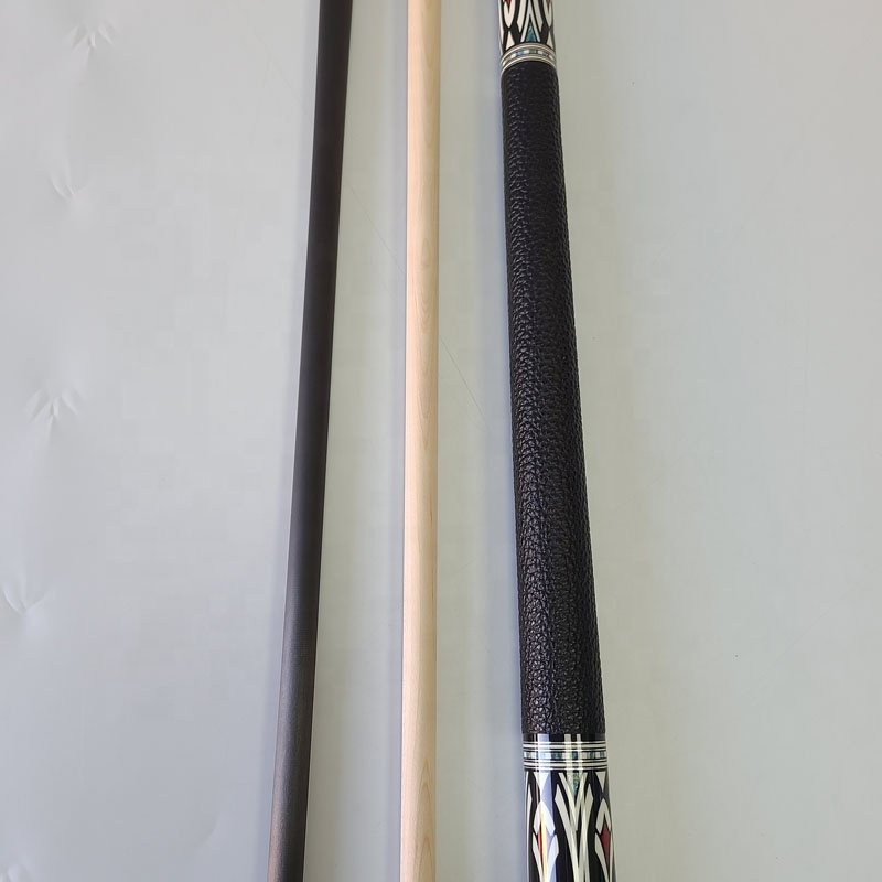 NEW Pool Carbon Cue Set 58inch+12.5mm Radial Pin Sticker Decal Hard Maple Wood with 2shafts Billiard Cues Stick for American
