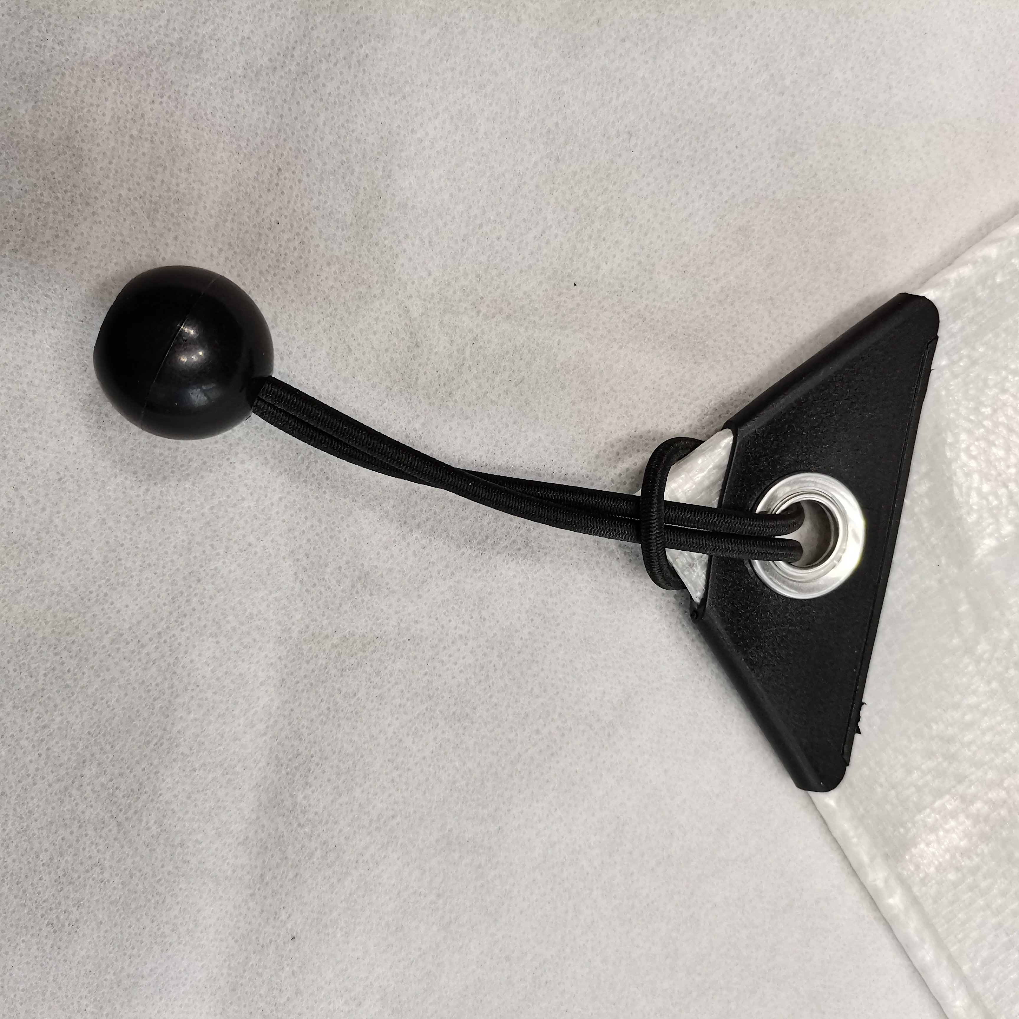 Uv protection 10cm 15cm 20cm Black Rubber Bungee with Balls