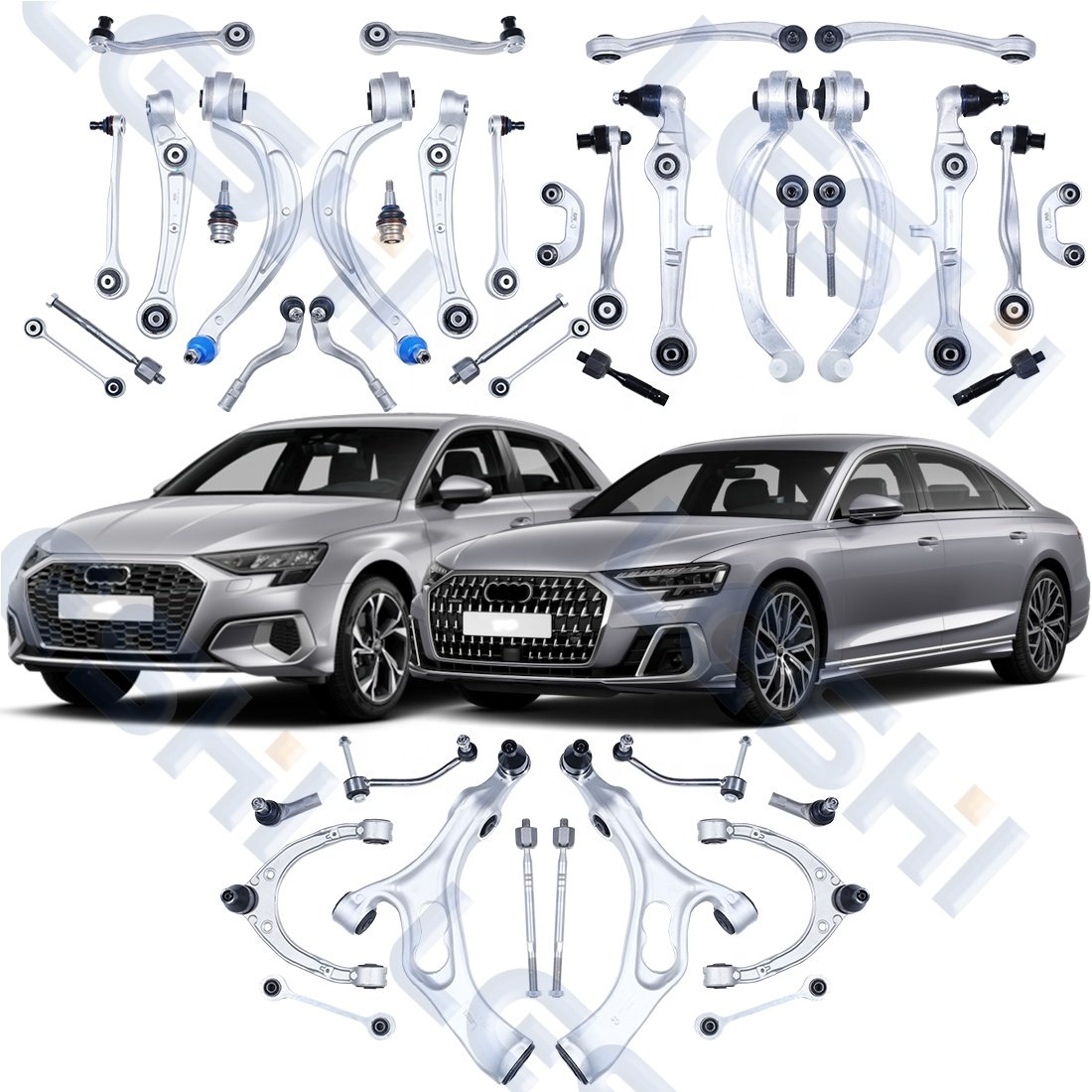 LESHI Auto Spare Part Control Arm Front Suspension Ball Joints Rear Sway bar for benz C Class W204