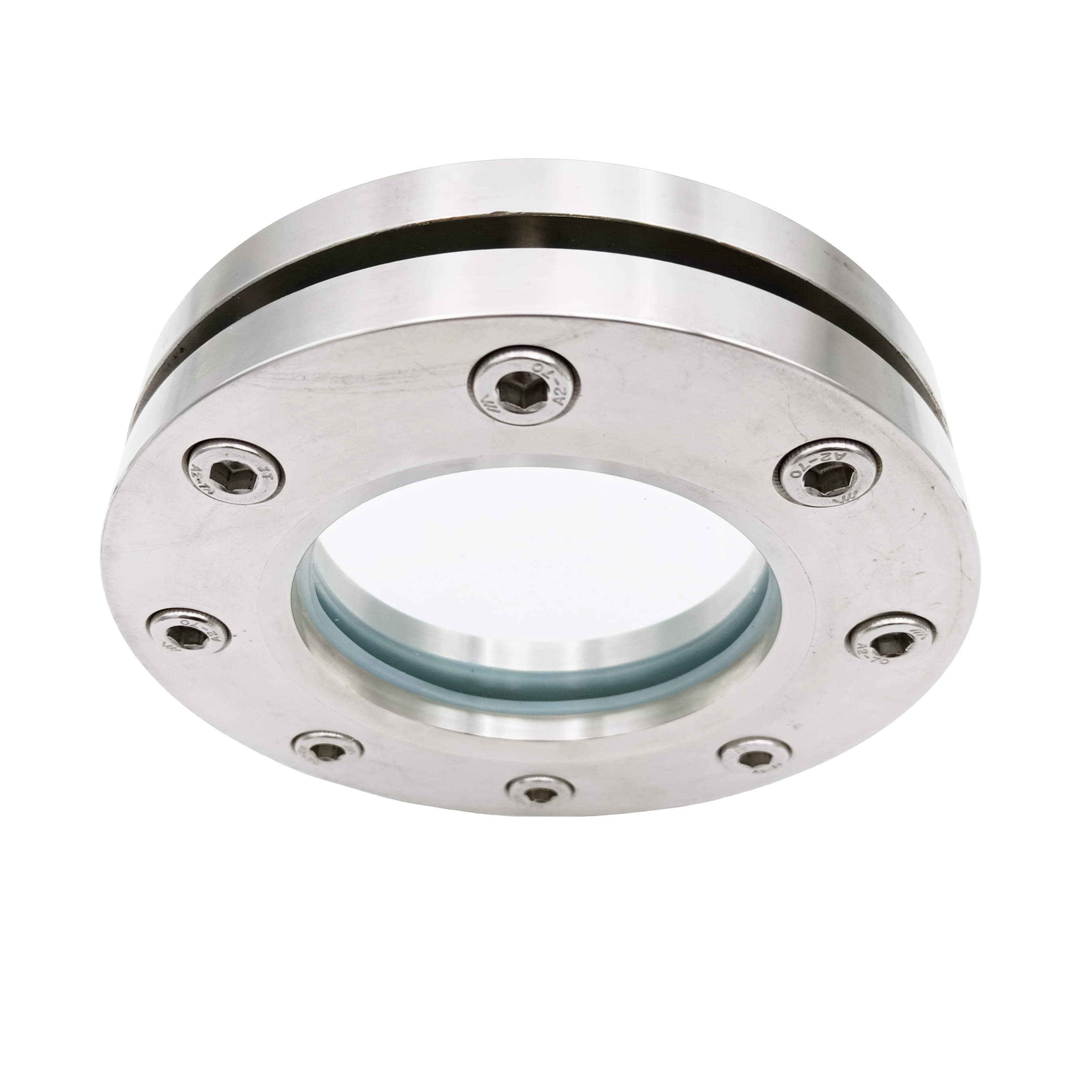 Sanitary 304 316L Stainless Steel Pharmacy Flange Sight Glass 3A DIN Pipe Connection