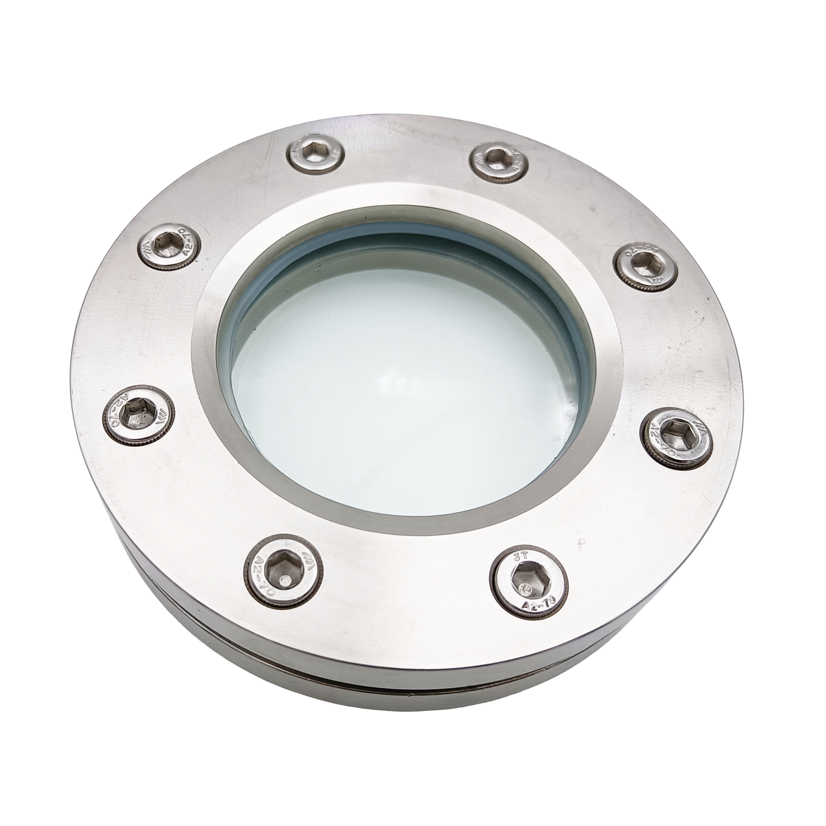 Sanitary 304 316L Stainless Steel Pharmacy Flange Sight Glass 3A DIN Pipe Connection