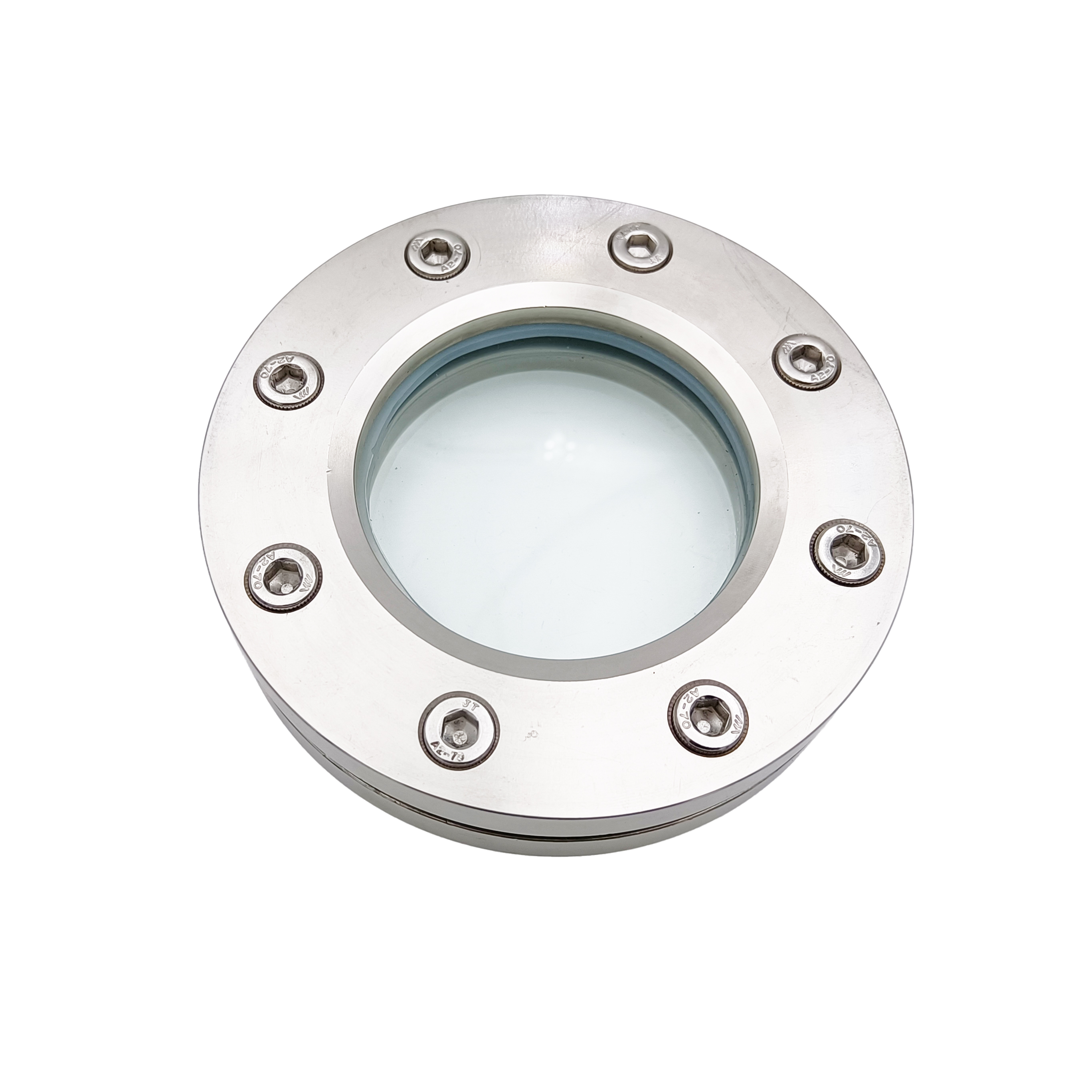 Sanitary 304 316L Stainless Steel Pharmacy Flange Sight Glass 3A DIN Pipe Connection