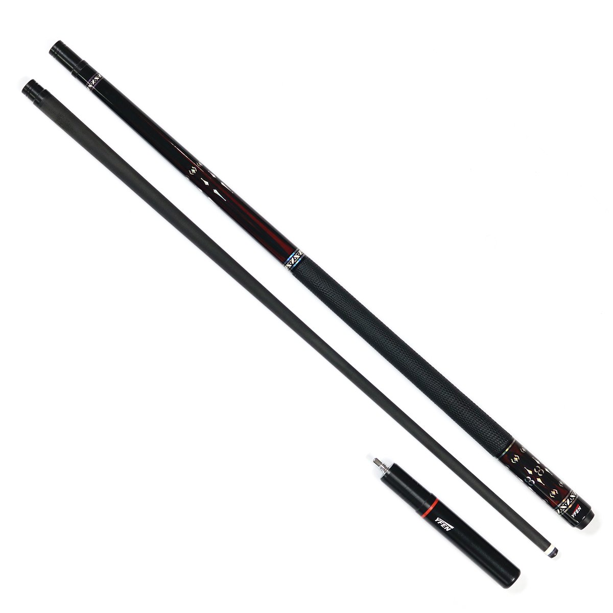 2024 New Design Yfen Handmade Billiard Pool Cue Full Carbon Fiber Shaft With Extension