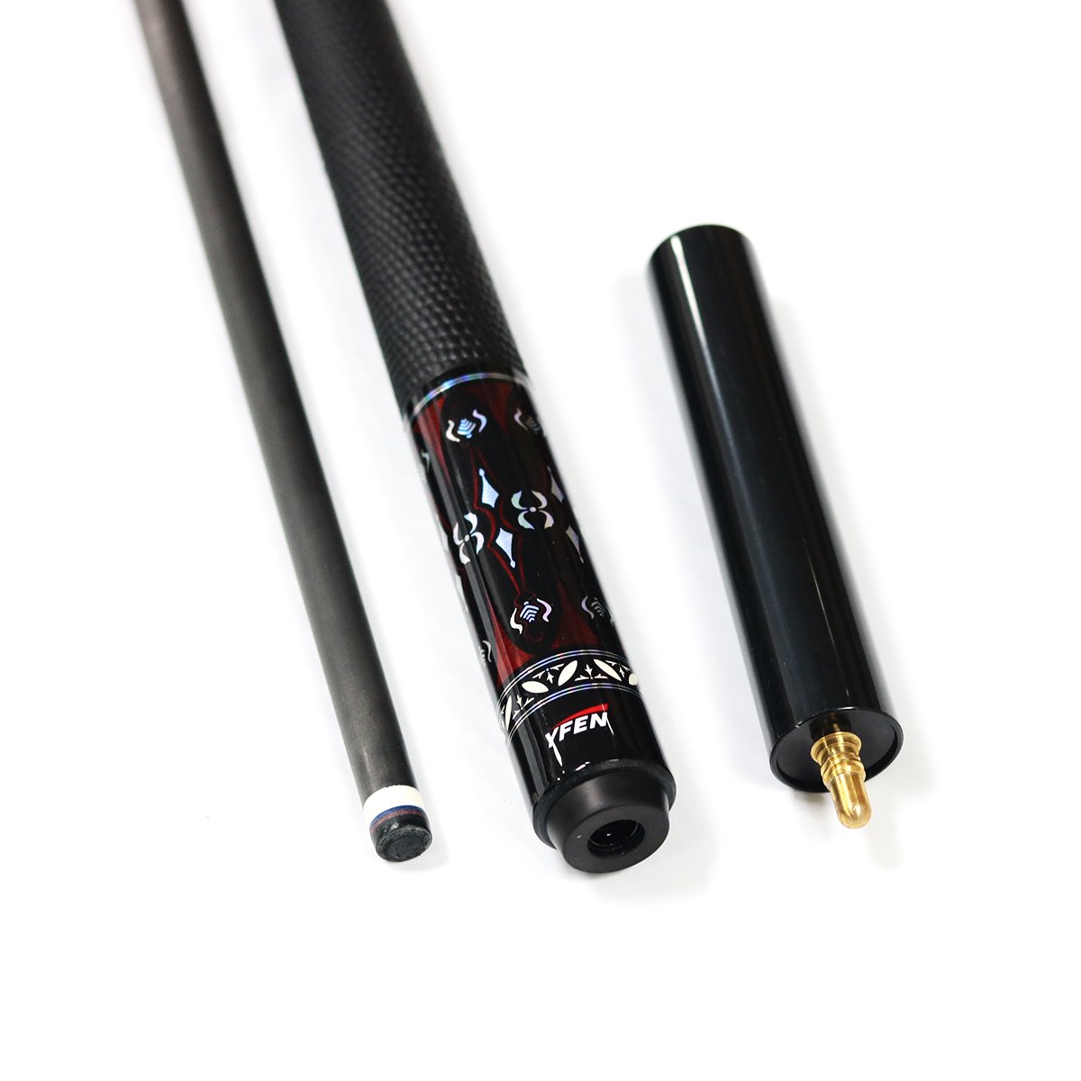 2024 New Design Yfen Handmade Billiard Pool Cue Full Carbon Fiber Shaft With Extension