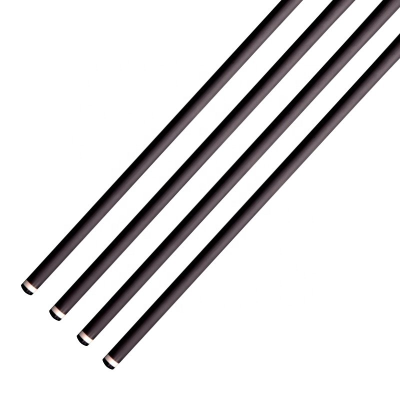 TQG-LC-083 Billiard Stick 1/2 Split 12..5mm Maple Multiple Designs Steel Joint and Marking Label Butt Carbon Fiber Pool Cue