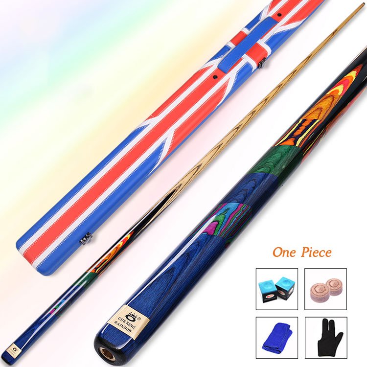 Spliced Curly Maple Wood 3 Cushion Cue Carom Cue with Inside Carbon Tube Shaft