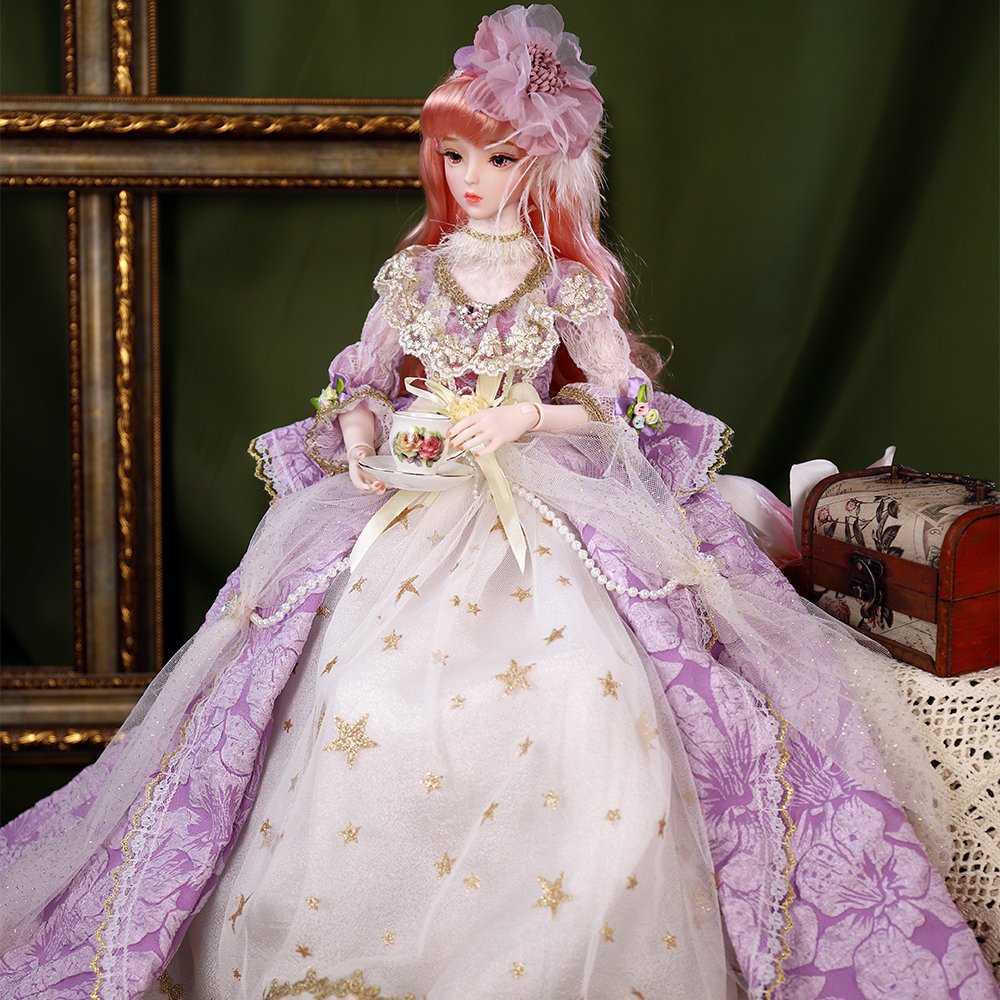 Dream Fairy Plastic Bjd Real Girl 60cm Bjd Doll Ball Jointed Dolls for Girls Toys