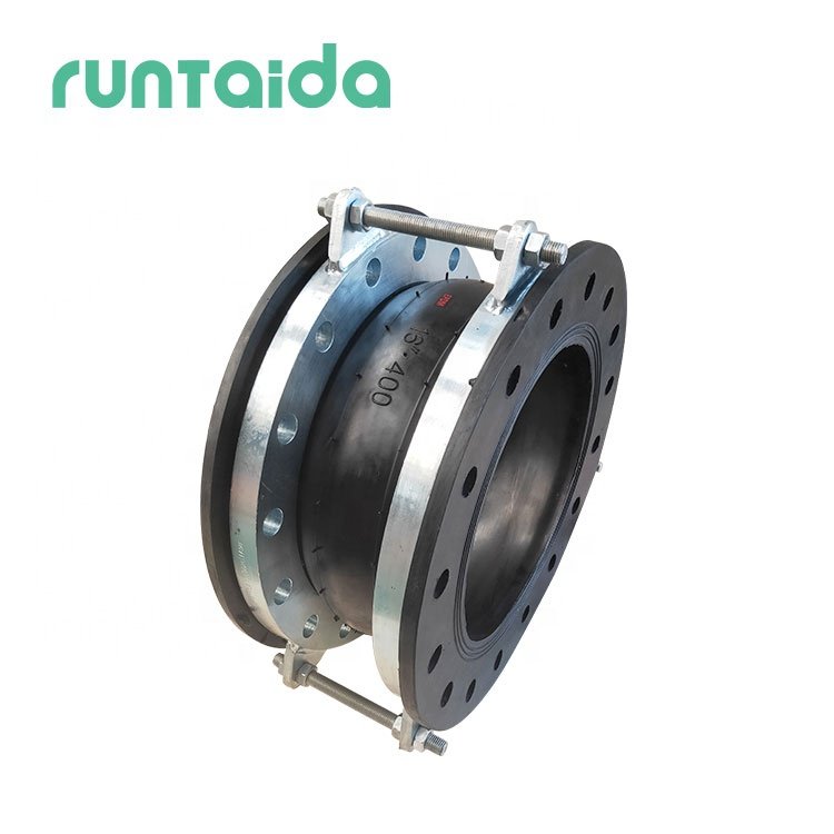 DN350 DN125 Large Caliber Limited Seal Single Ball Flange Price Nbr Flexible Rubber Expansion Bellow Joint