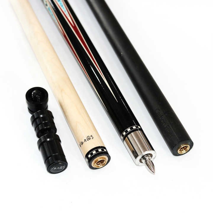 High Quality 58Inches Unilock Billiard Pool Cue Stick with 2 Shafts Maple Shaft+Carbon Fiber Shaft For Sale