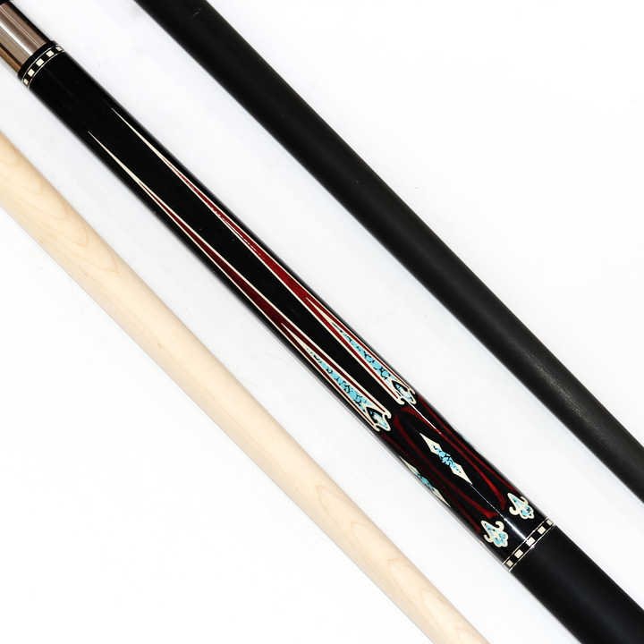 High Quality 58Inches Unilock Billiard Pool Cue Stick with 2 Shafts Maple Shaft+Carbon Fiber Shaft For Sale