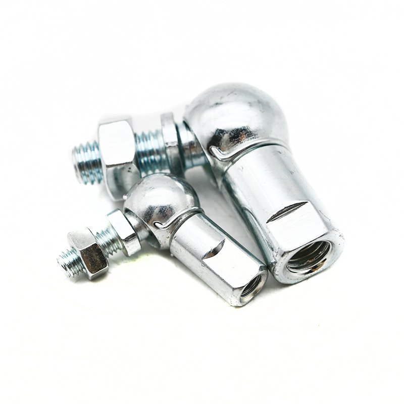 CS10 CS 10 Right Hand M6*1 Thread Carbon Steel Auto Parts Curved Flexible Left Right Hand Rod End Ball Joint Bearing