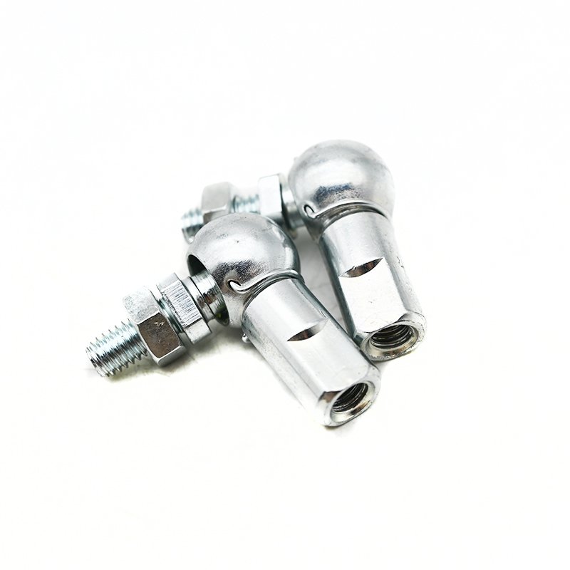 CS10 CS 10 Right Hand M6*1 Thread Carbon Steel Auto Parts Curved Flexible Left Right Hand Rod End Ball Joint Bearing