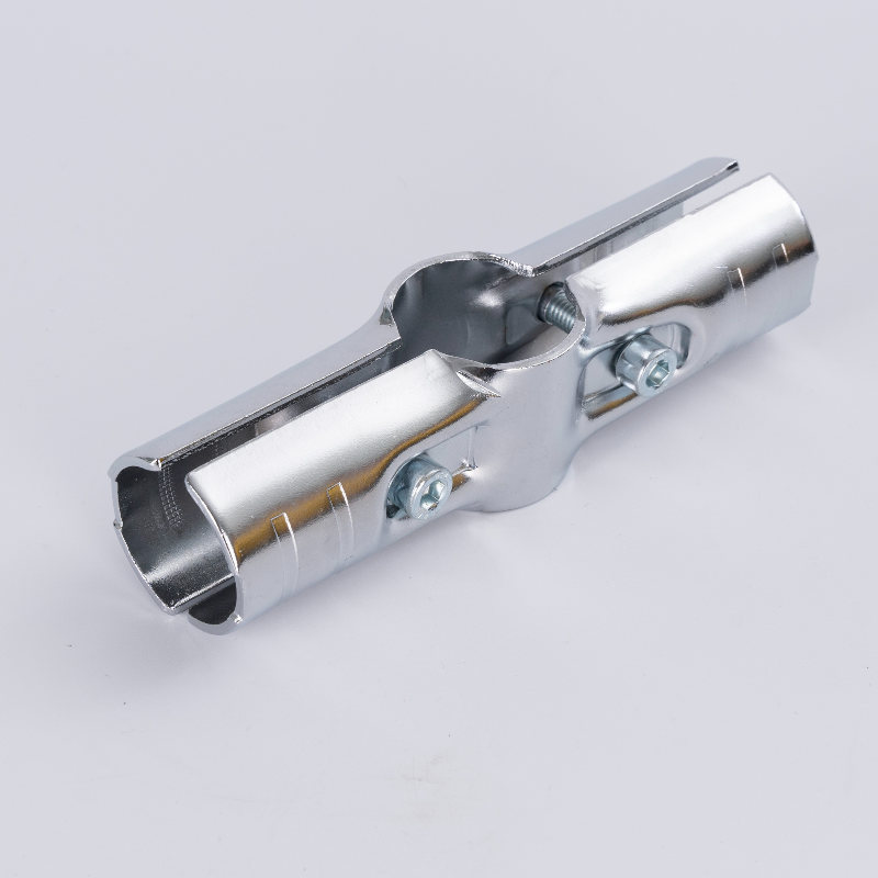Flexible Lean Metal Pipe Connectors Chrome Plated SPCC Steel Pipe Joint