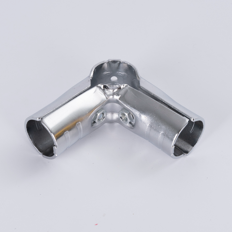 Flexible Lean Metal Pipe Connectors Chrome Plated SPCC Steel Pipe Joint