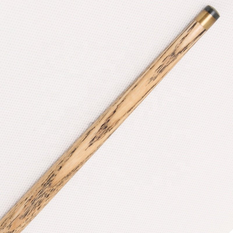 TQG-JX-026 Snooker Ebony Carom Cue 1pc Brass Stainless Steel 57-Inch White Wax Wood Three-Quarter Single Tip 9.5mm Potts Rod