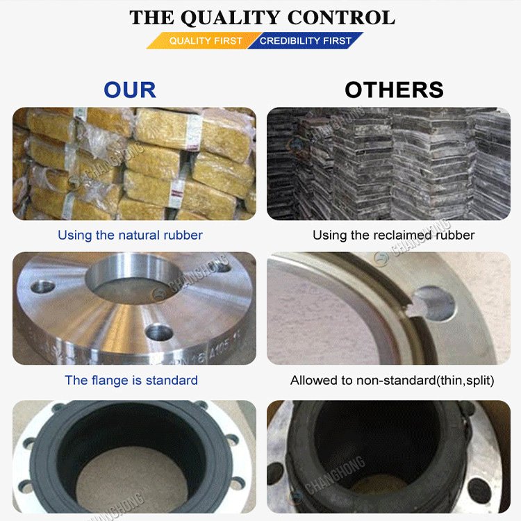 Flexible Flange Ball Double Sphere Flexible Rubber Expansion Joint With Floating Flange