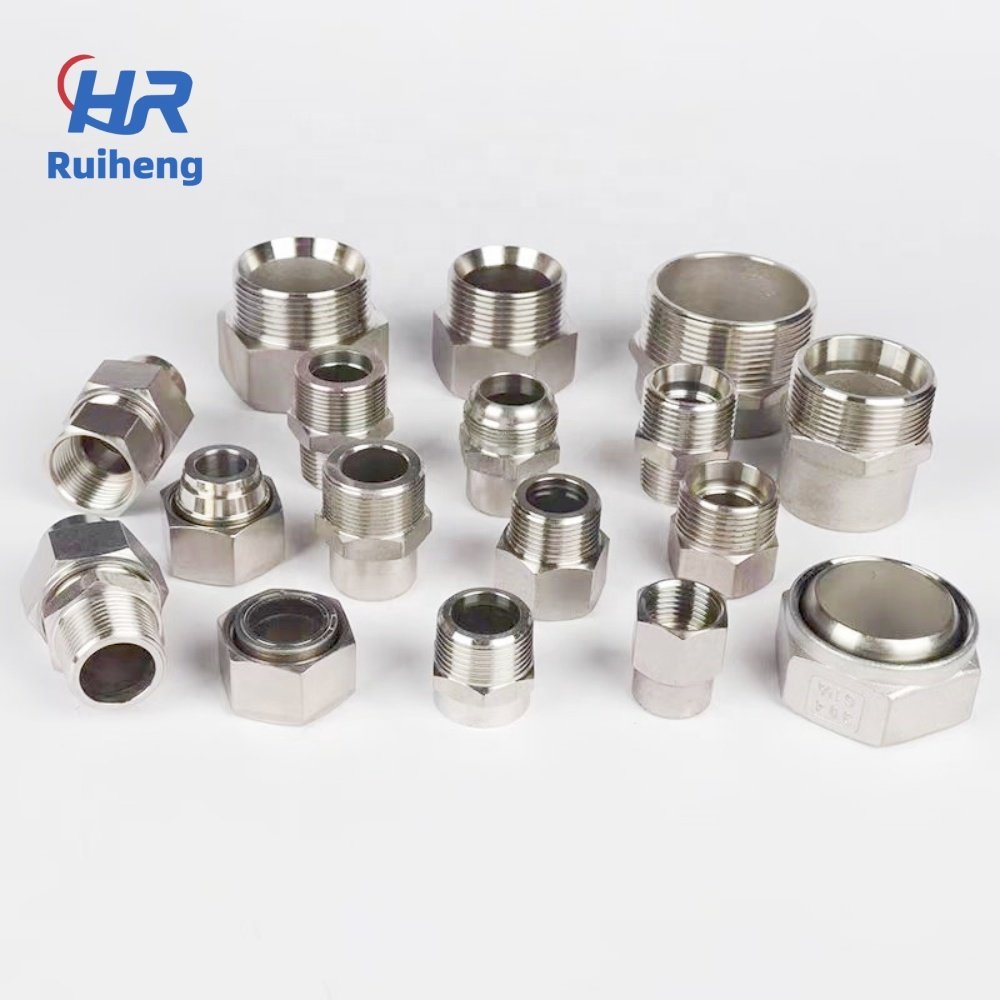 Metric, British, American Stainless Steel Metal Hose Joints, Corrugated Hose Welding Wire Transition Joints