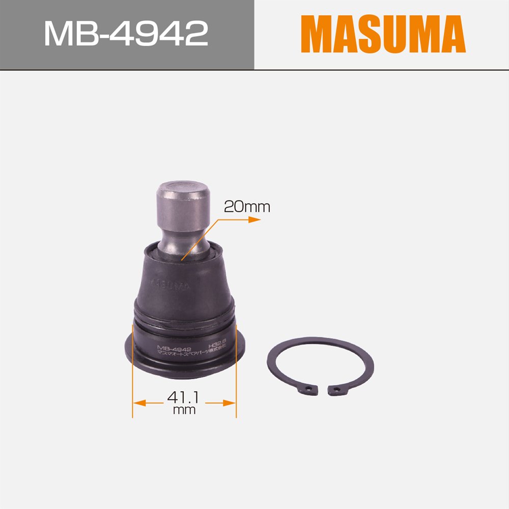 MASUMA Suspension Auto Parts Lower Ball Joints MB-4942 0220-J31 54500-4CA0A for Nissan X-trail QASHQAI