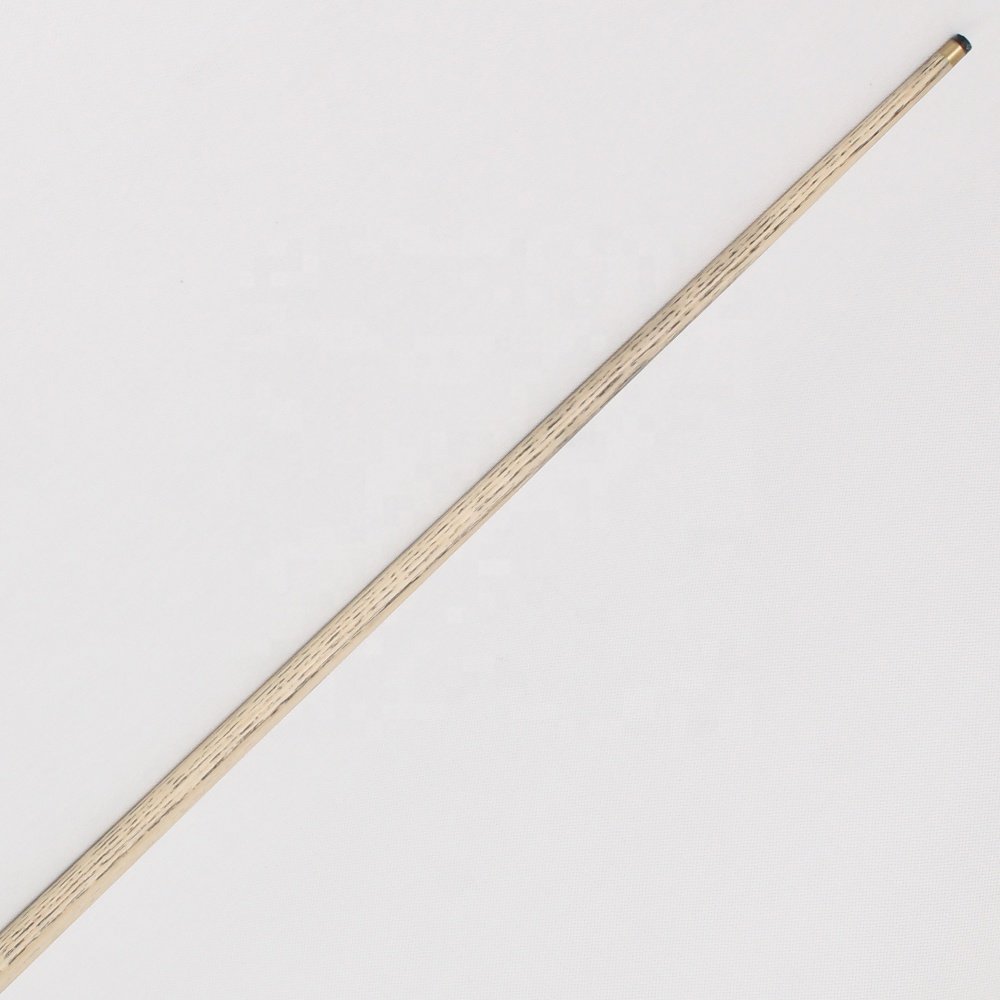 TQG-JX-017 57-Inch Single Cue Ash Snooker Stick 9.5MM with White Wax for Pool Sports Steel Joint Ebony Ash Wood Butt Sleeve