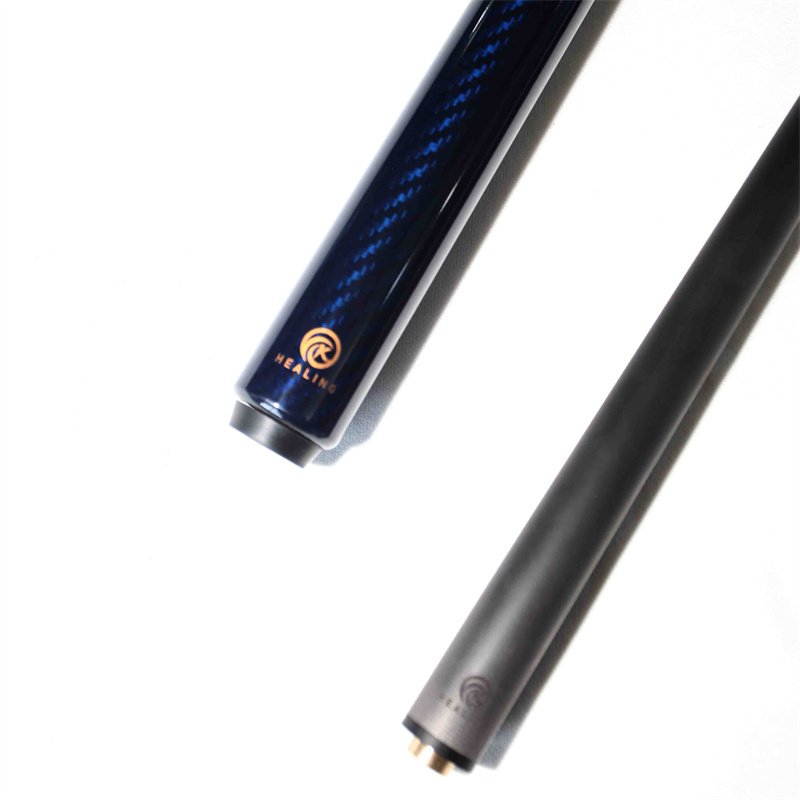 Okhealing Professional Billiard Cue Carbon Fiber Play Cue with 12.4 mm Tip and Bakelite Ferrule for Pool Players