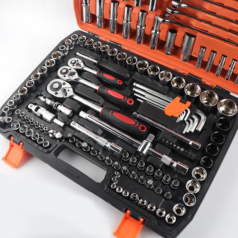 151pcs Professional Ratchet Socket Wrench Set Car Repair Tool Combination Box