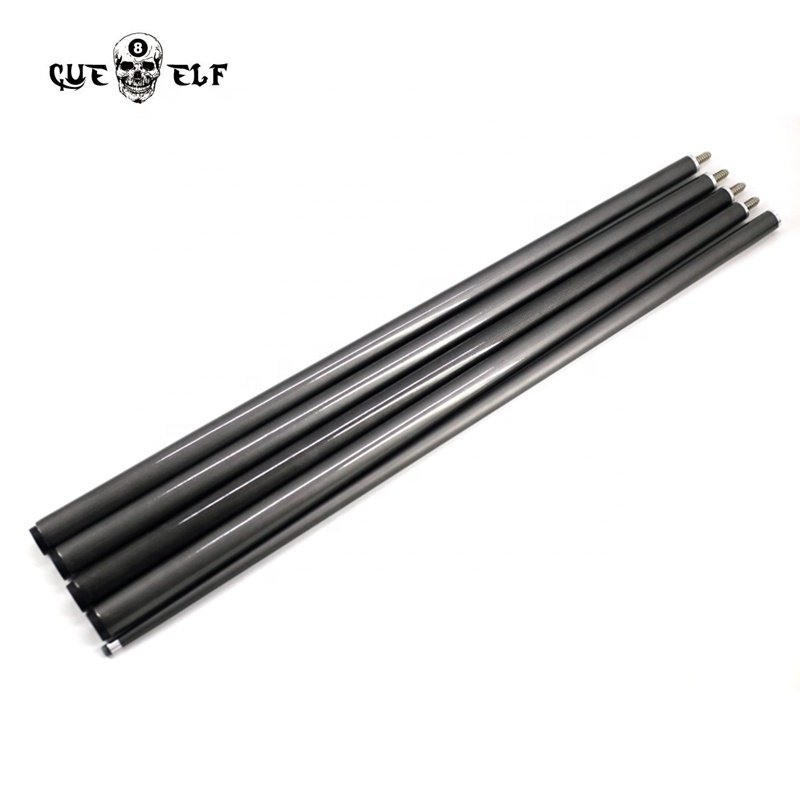 Cueelf 9mm 9.5mm 272cm Glass Fiber Snooker Cue Sticks with Ebony Butt Sleeve and Stainless Steel Joint