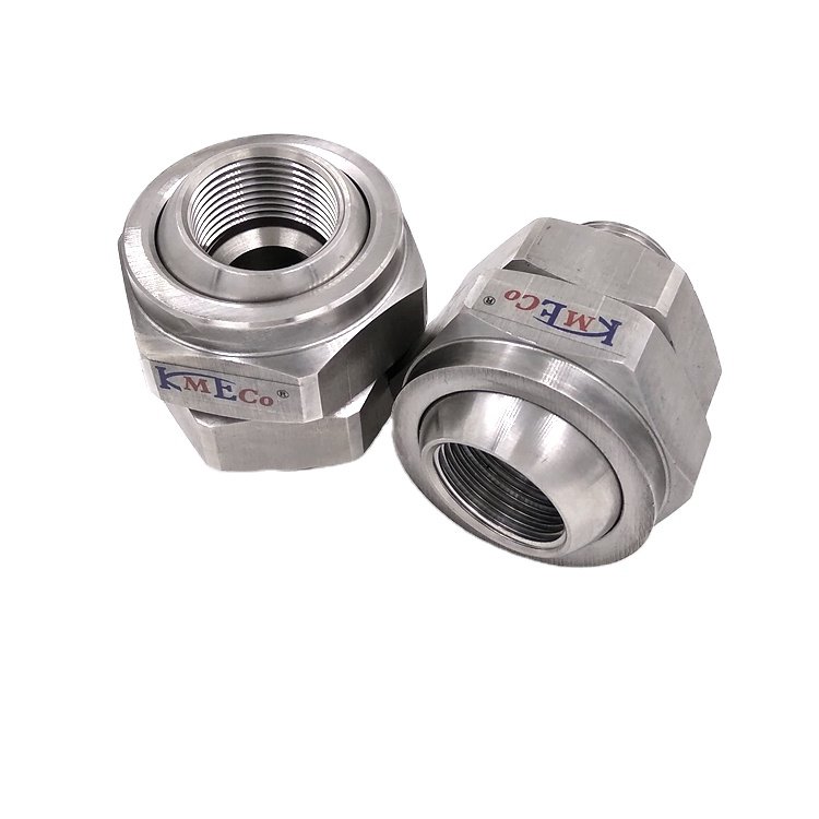KMECO Universal Ball Joint Nozzle 1/4" Spraying Systems Ball Adjustment Fitting