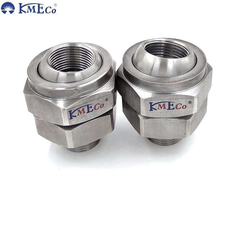 KMECO Universal Ball Joint Nozzle 1/4" Spraying Systems Ball Adjustment Fitting