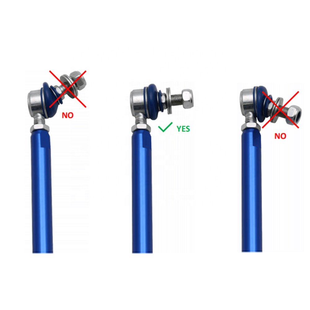 254mm-305mm Ball Joint Adjustable Sway Bar End Link Kit for Ford Nissan Volvo PQY-SEL27