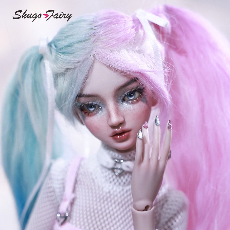Shuga Fairy Una 1/4 BJD Doll Spray Process Fashion Lady Attractive Candy Color Y2K Style Toys Ball Jointed Doll
