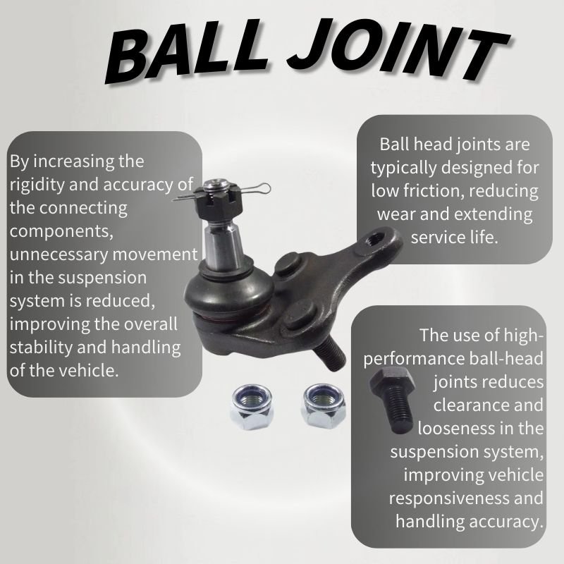 High Quality Front Upper & Lower Ball Joints for Nissan Ariya Sentra Armada Murano Kicks Leaf GT-R Maxima