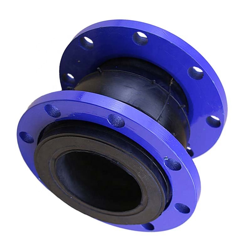 Ruixuan Manufacture DN 300 PN 10 Stainless Steel Material Flange Single Ball Rubber Expansion Joint
