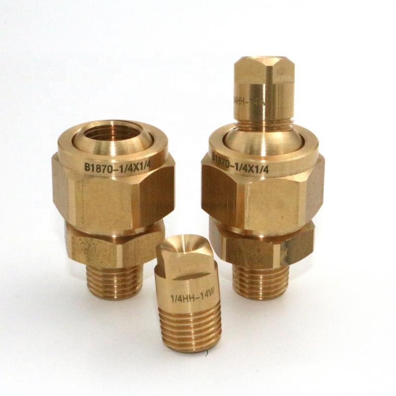 36275 45 Degree 1/4 Stainless Steel Adjustable Swivel Ball Joint Flexible Ball Joint Spray Nozzle