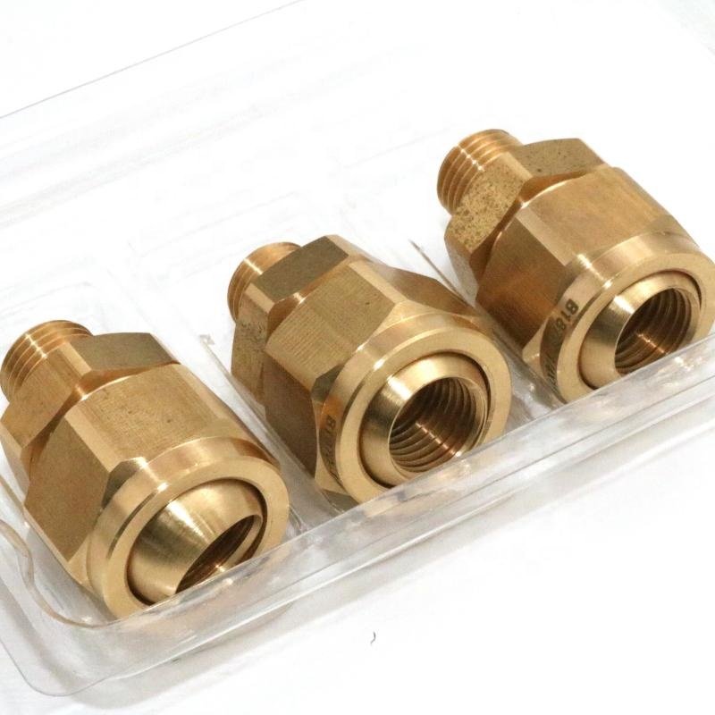 36275 45 Degree 1/4 Stainless Steel Adjustable Swivel Ball Joint Flexible Ball Joint Spray Nozzle
