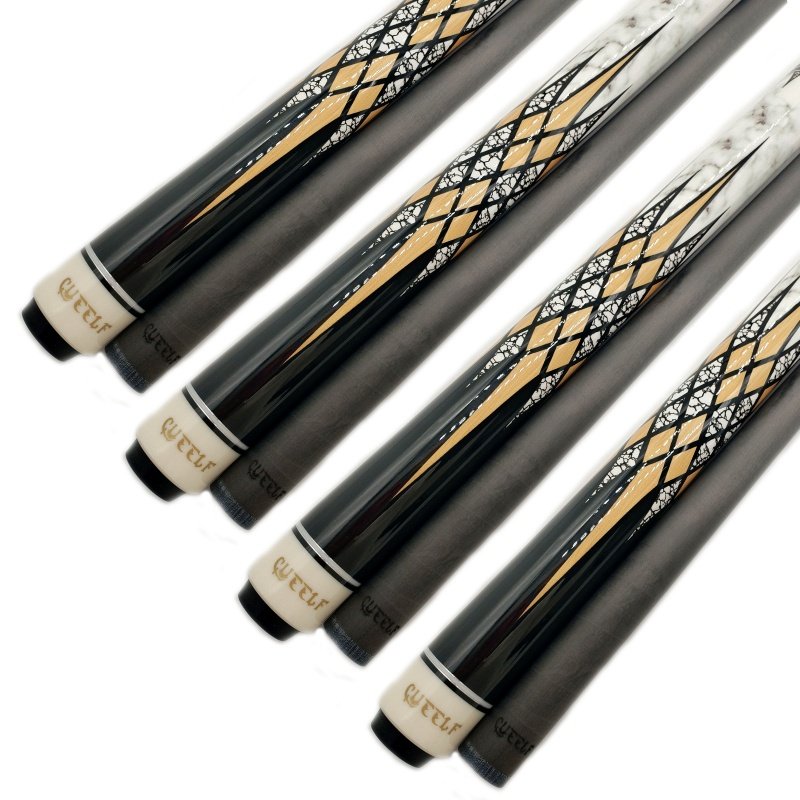Cueelf Professional Economics Carbon Fiber 58 Inch Pool Cue Sticker Billiard Pool Cue Stick