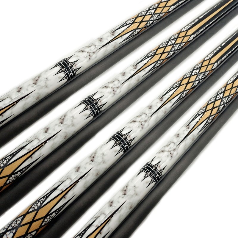 Cueelf Professional Economics Carbon Fiber 58 Inch Pool Cue Sticker Billiard Pool Cue Stick