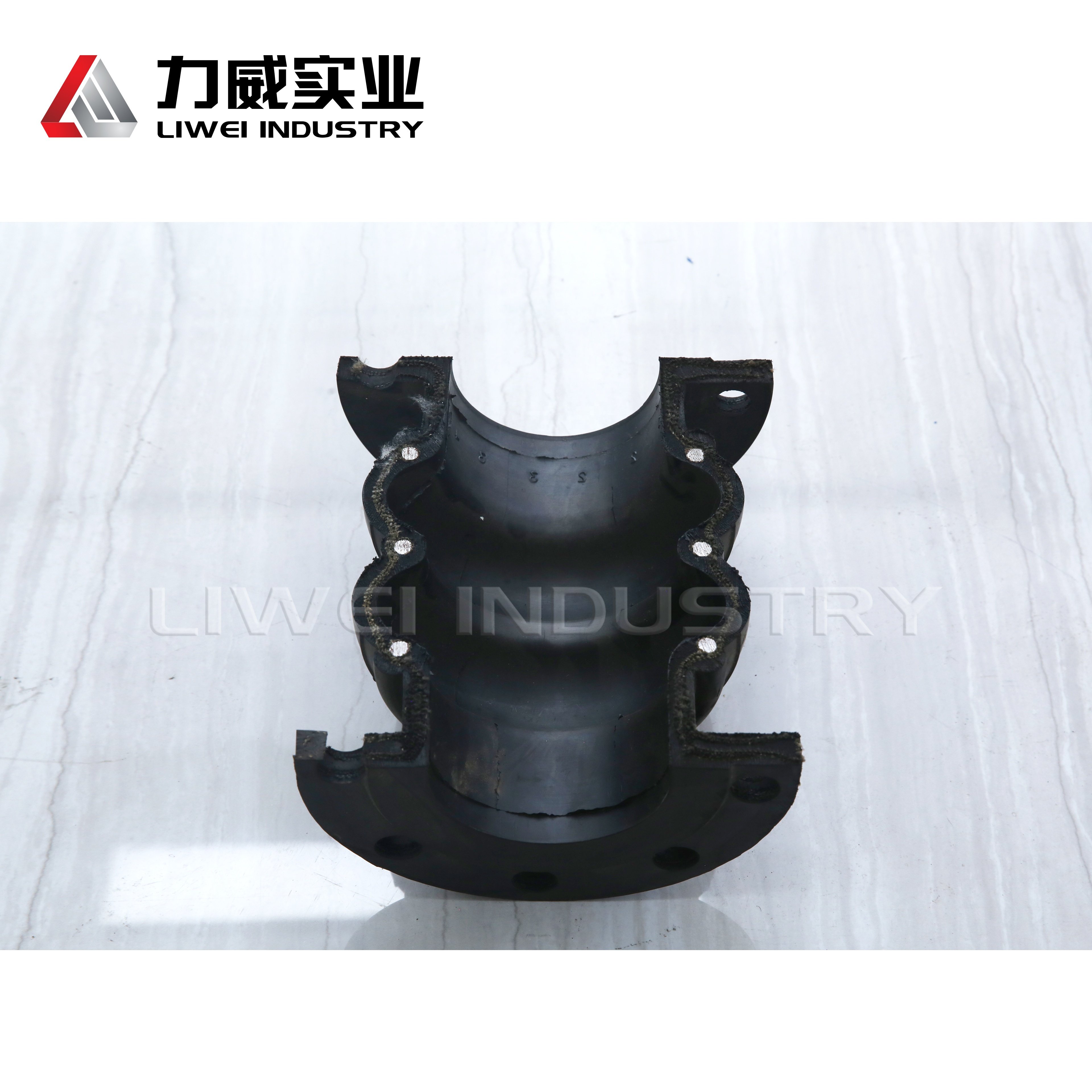 Wear Resistant Flange Epdm Rubber Flexible Expansion JointsHigh DensityThree Ball Four Sphere Thread Rubber Joint