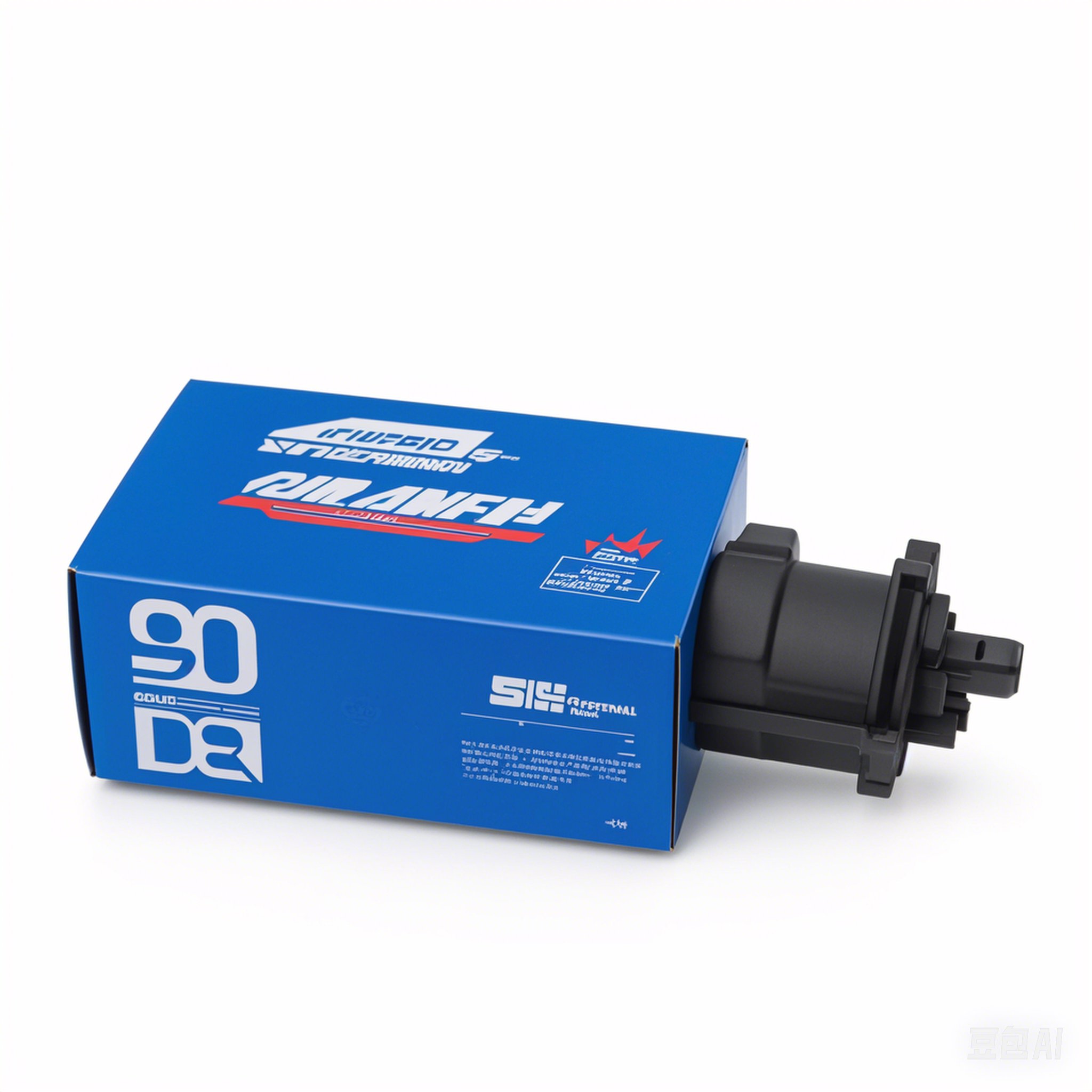 Customized Corrugated Board Mailer Box Automobile Parts Including Generators Batteries Ball Joints Shock Absorbers Foil