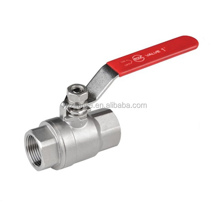 1/4" -4" Inch Stainless Steel 2 Way Water Tap Connector Pipe Joint Ball Valves