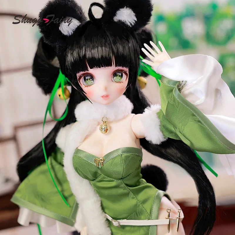 Cecil Bjd Doll 1/4 Modern Ethnic Style Cos Female Mage Girl Toys Vigorous Graceful Resin Ball Jointed Fullset Shugafairy