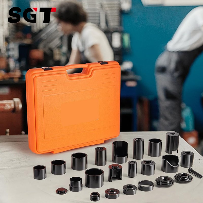 Repair Kit C-Press Ball Joint Remove and Install Tools for Most 2WD and 4WD Cars 25 Pcs Heavy Duty Ball Joint Press Set