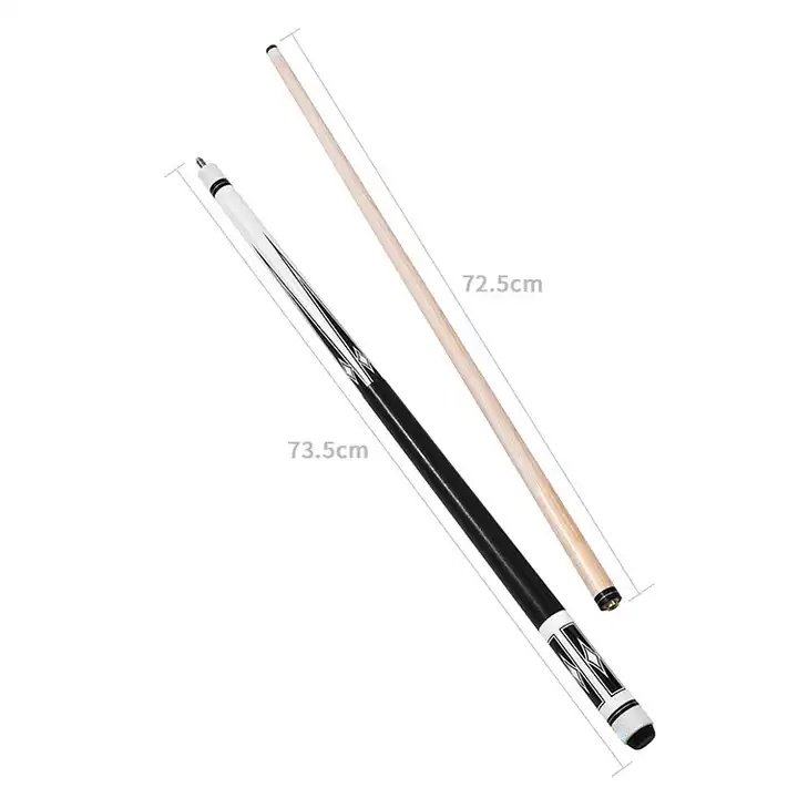 American Billiard Cue 1/2 Two-section Billiard Cue Chinese Nine-ball Solid Wood 57-inch Billiard Cue