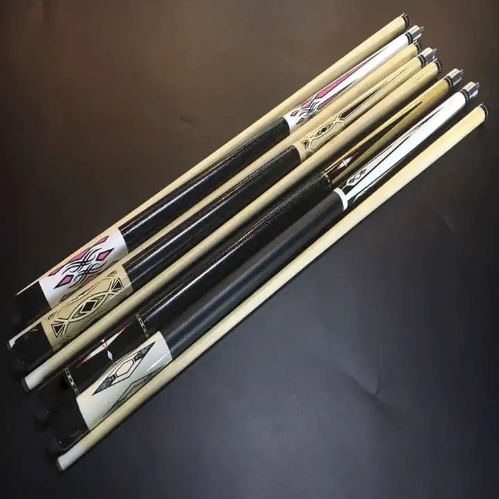 American Billiard Cue 1/2 Two-section Billiard Cue Chinese Nine-ball Solid Wood 57-inch Billiard Cue