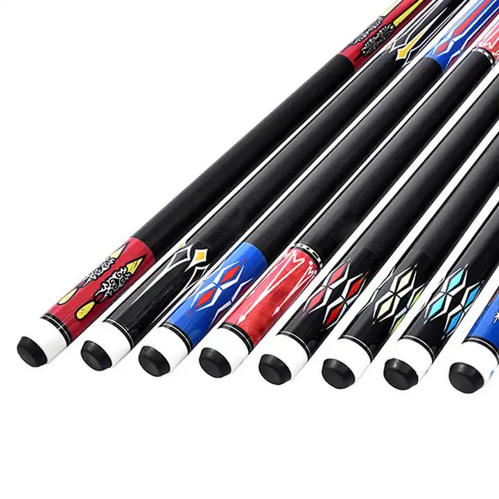 American Billiard Cue 1/2 Two-section Billiard Cue Chinese Nine-ball Solid Wood 57-inch Billiard Cue